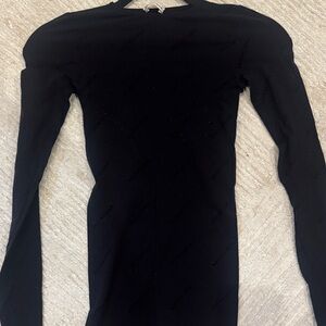 Balenciaga Black Logo Top